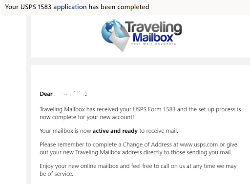 Mailbox: up and running